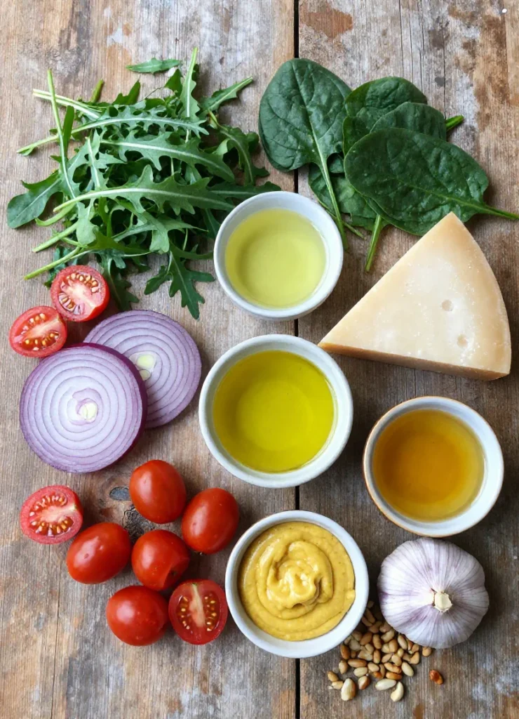 Arugula and Spinach Salad