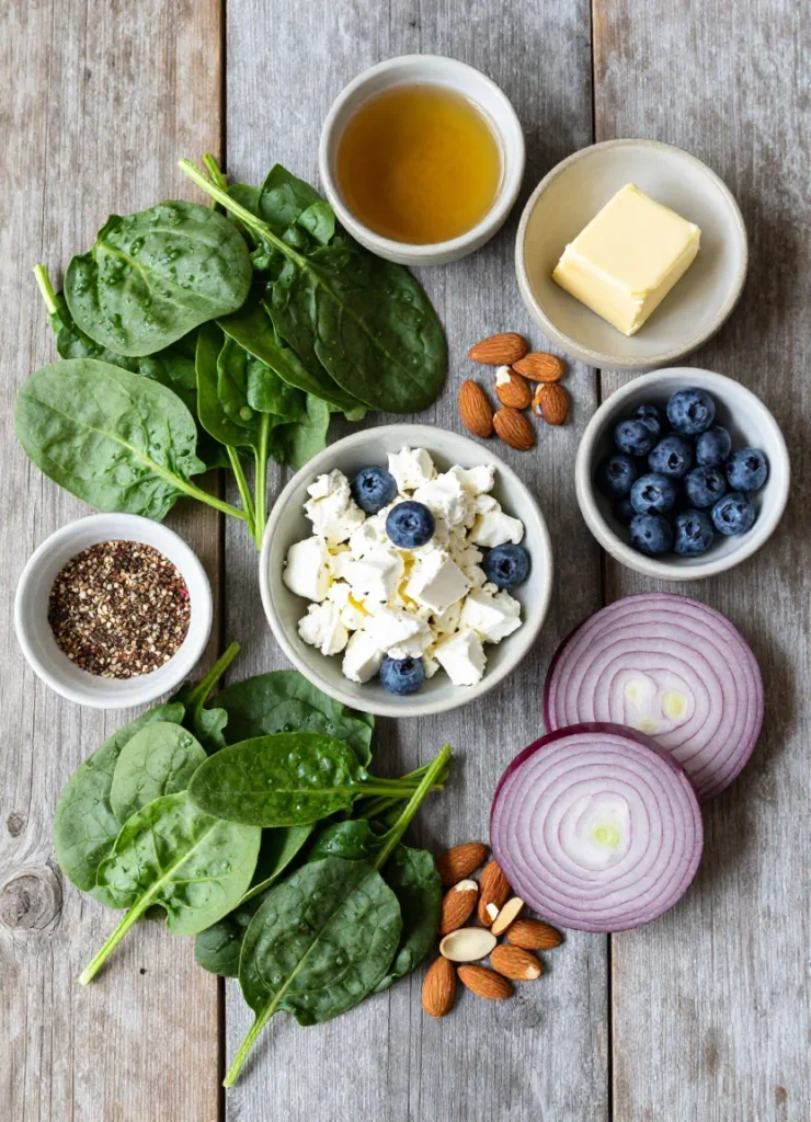 Blueberry Spinach Salad