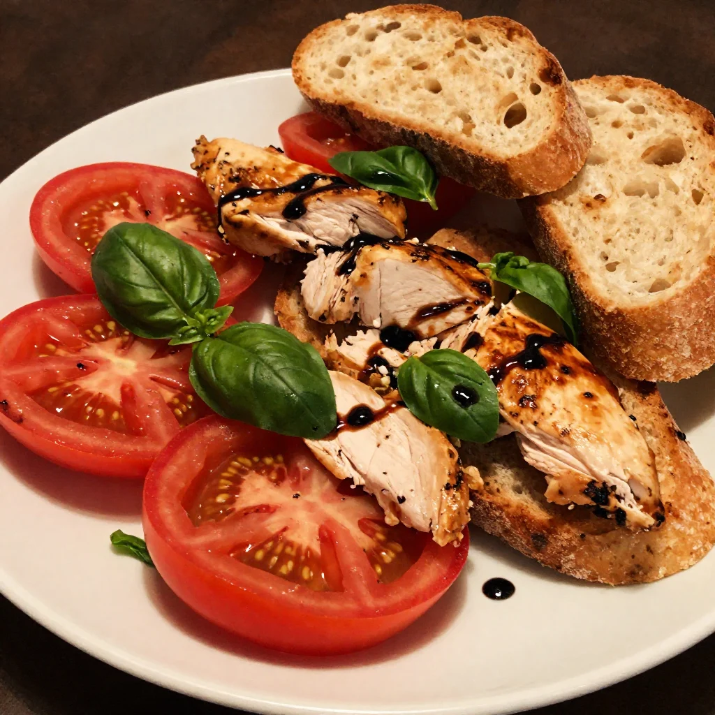 Bruschetta Salad With Chicken