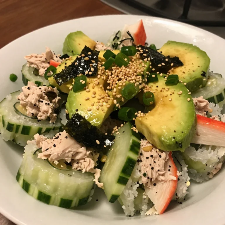 California Roll Cucumber Salad