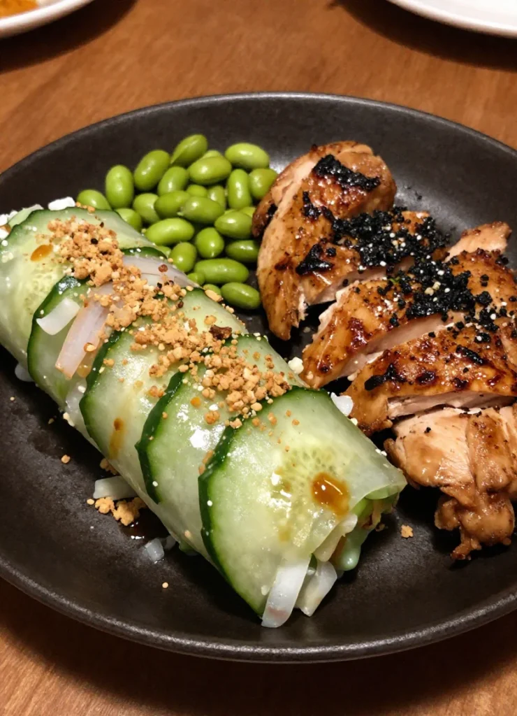 California Roll Cucumber Salad