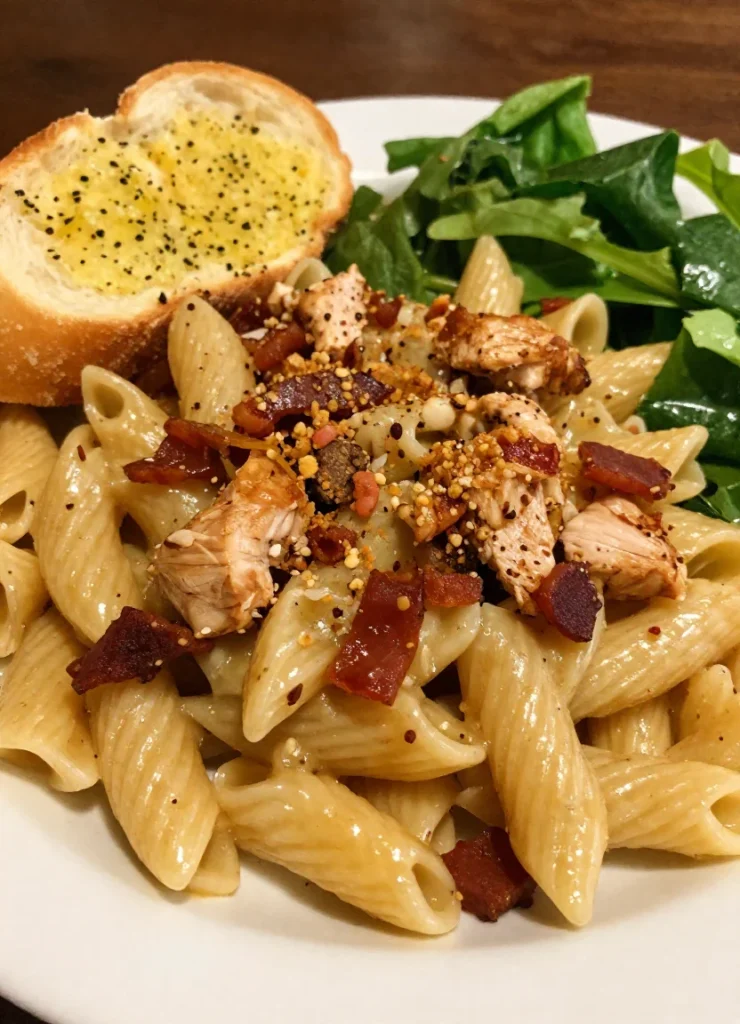 Chicken Bacon Ranch Pasta Salad