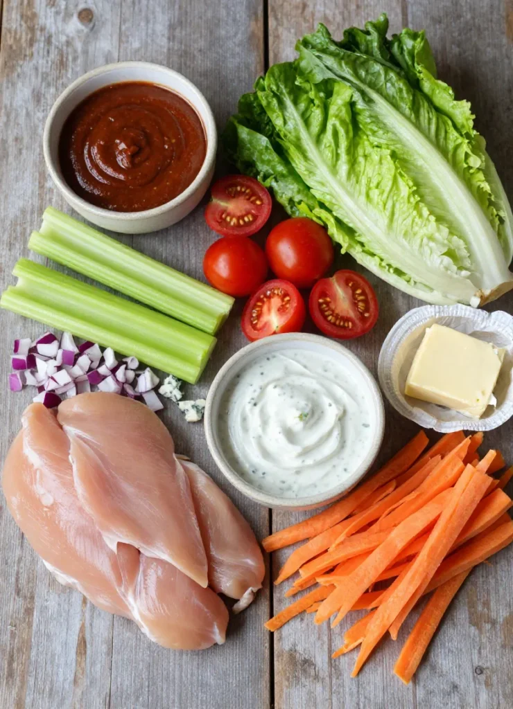 Chopped Buffalo Chicken Salad
