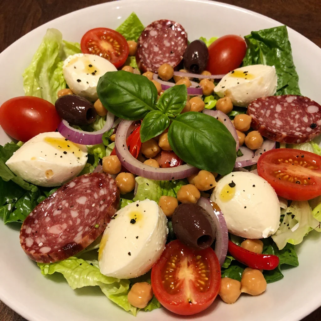 Chopped Italian Salad With Zesty Vinaigrette