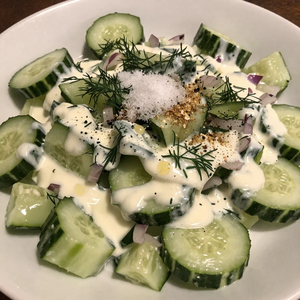 Creamy Cucumber Salad