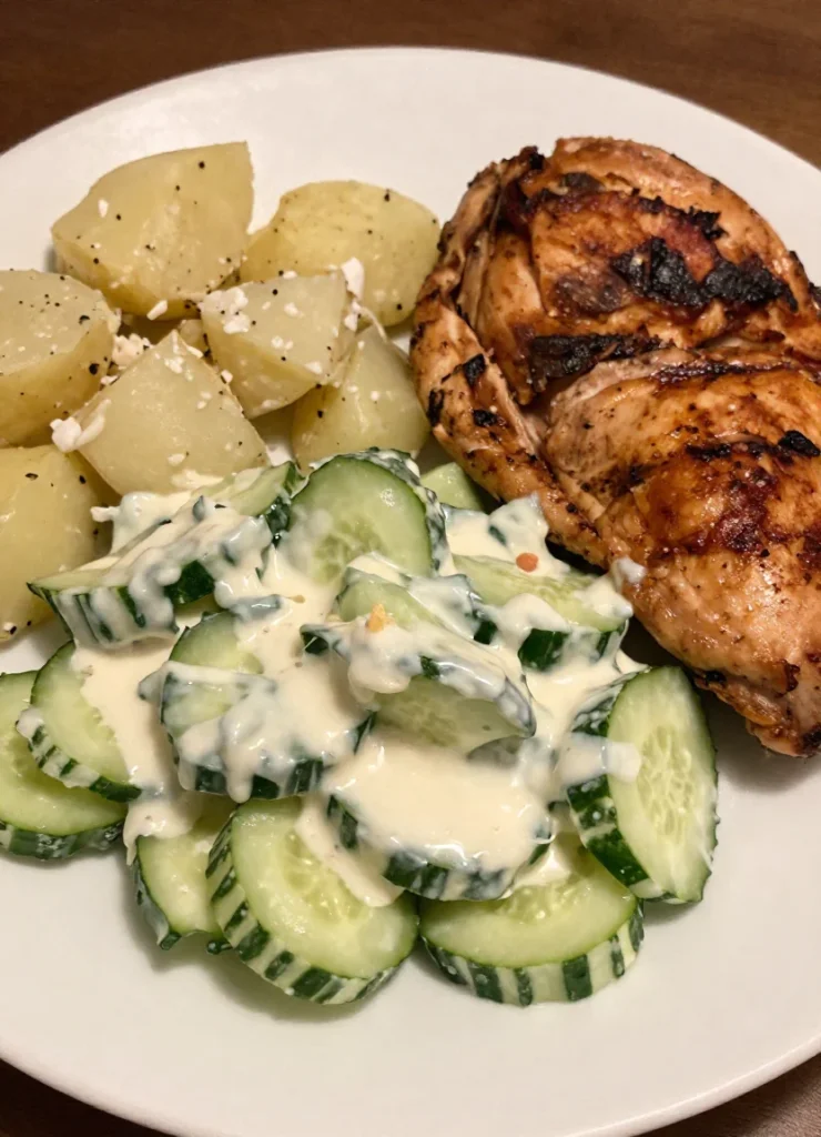 Creamy Cucumber Salad