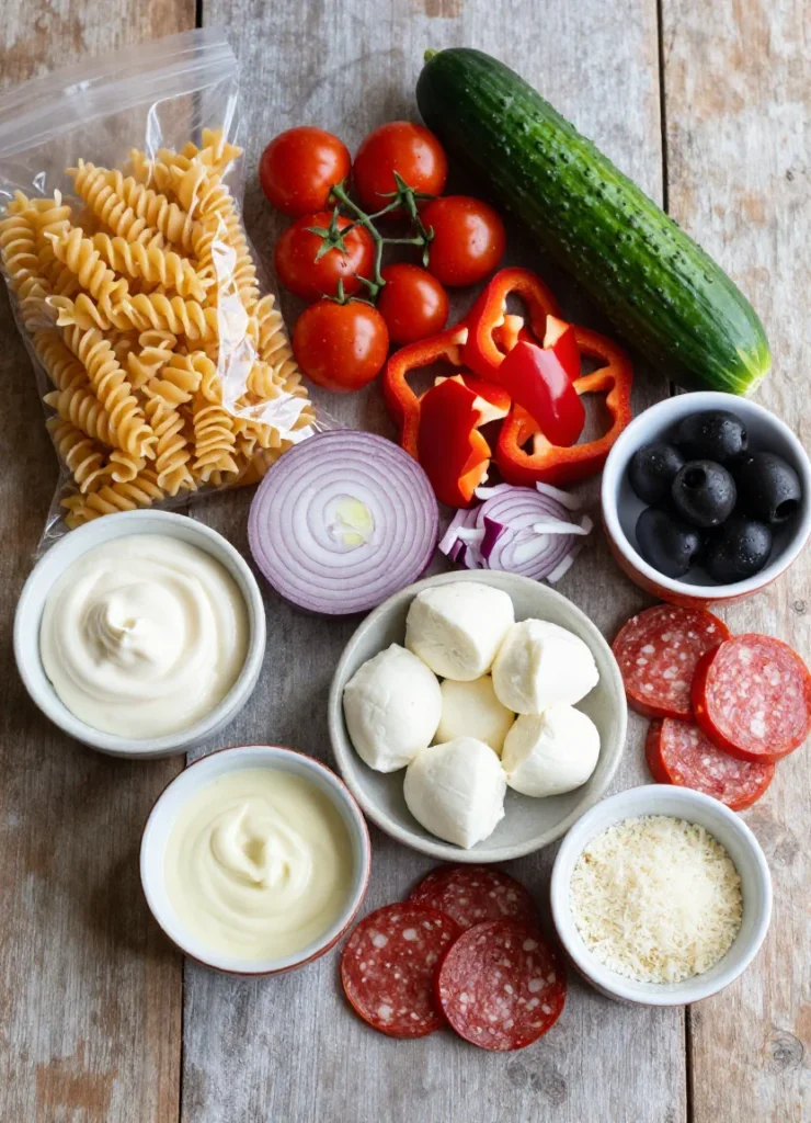 Creamy Italian Pasta Salad