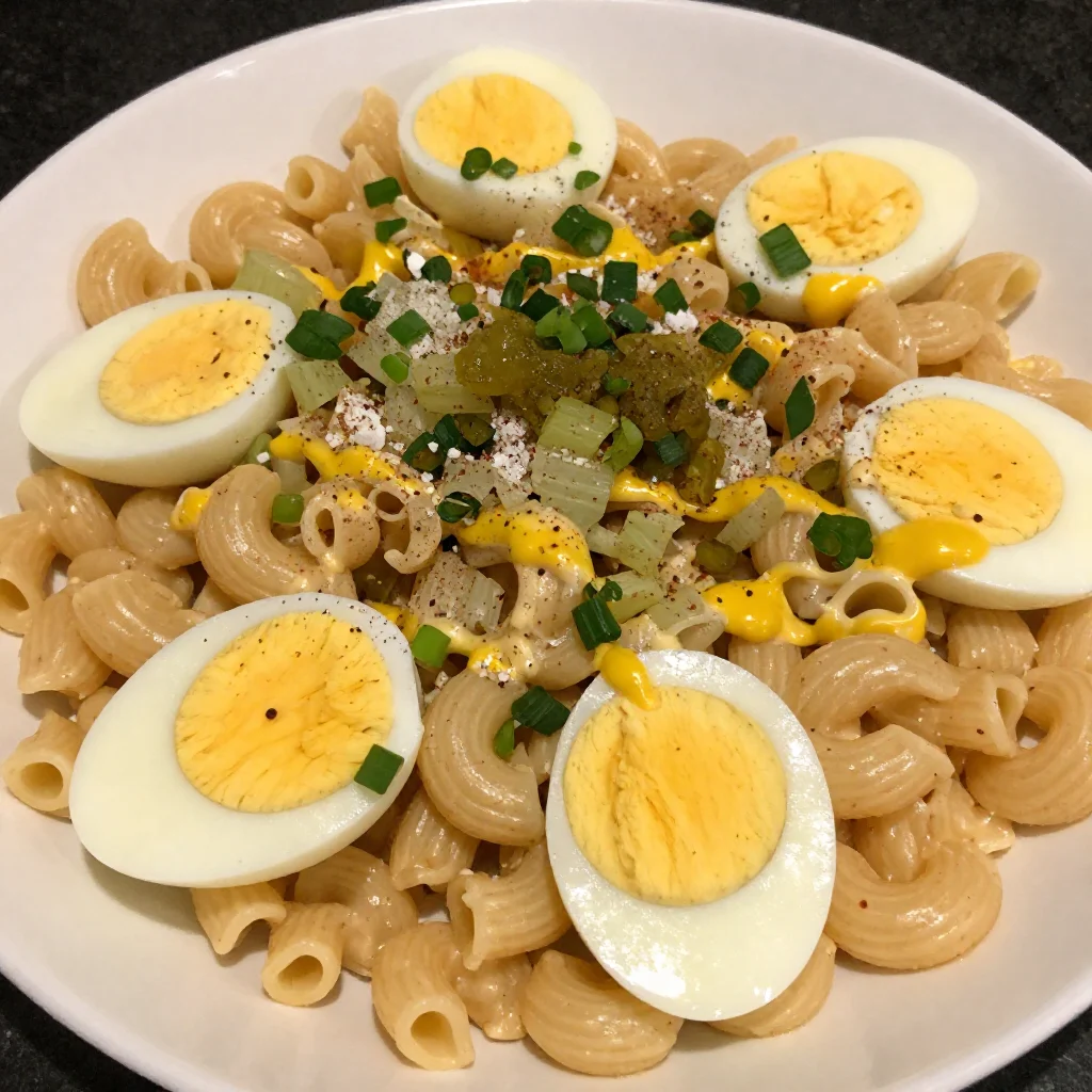 Deviled Egg Pasta Salad