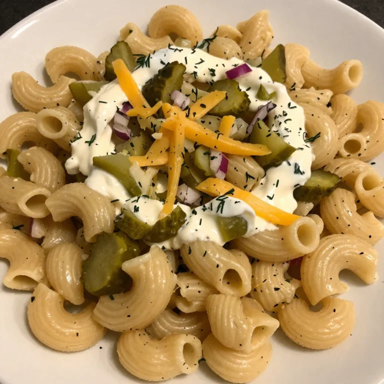 Dill Pickle Pasta Salad TikTok Viral