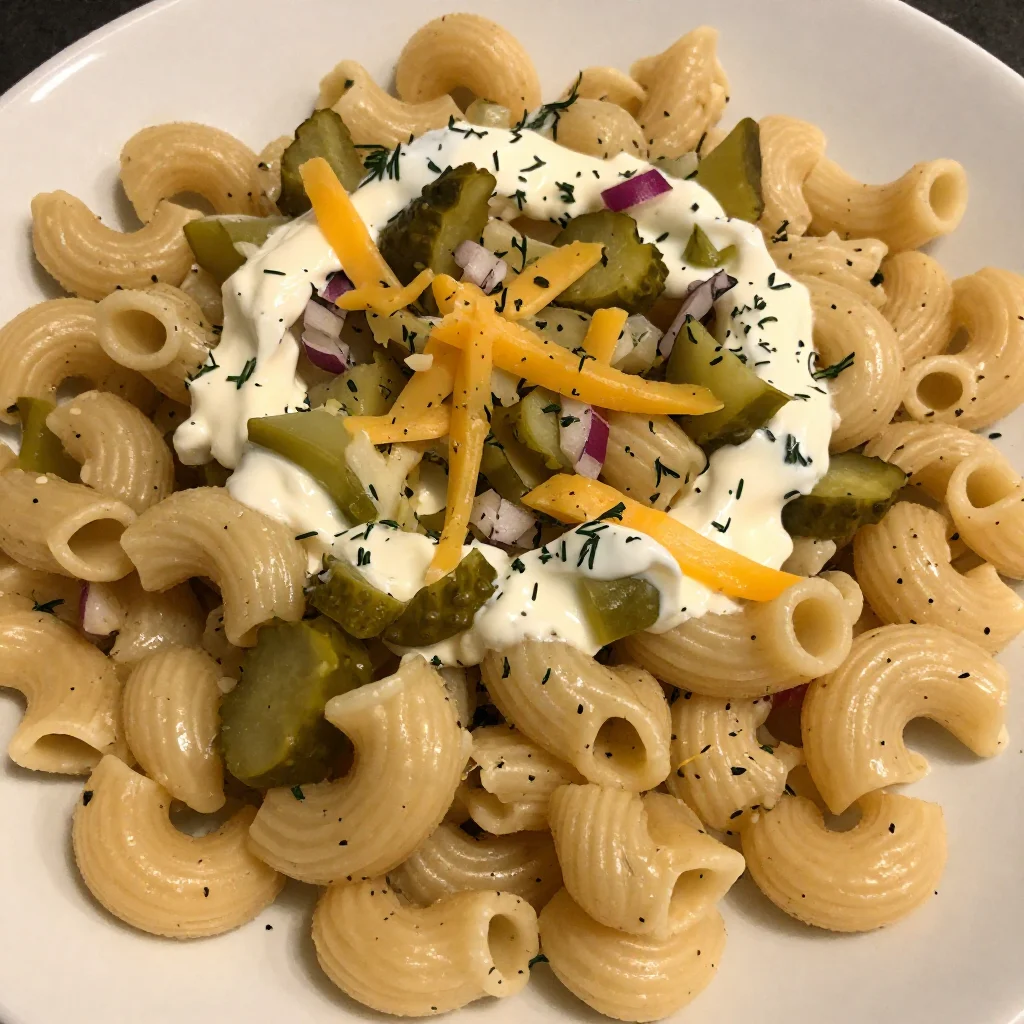 Dill Pickle Pasta Salad TikTok Viral