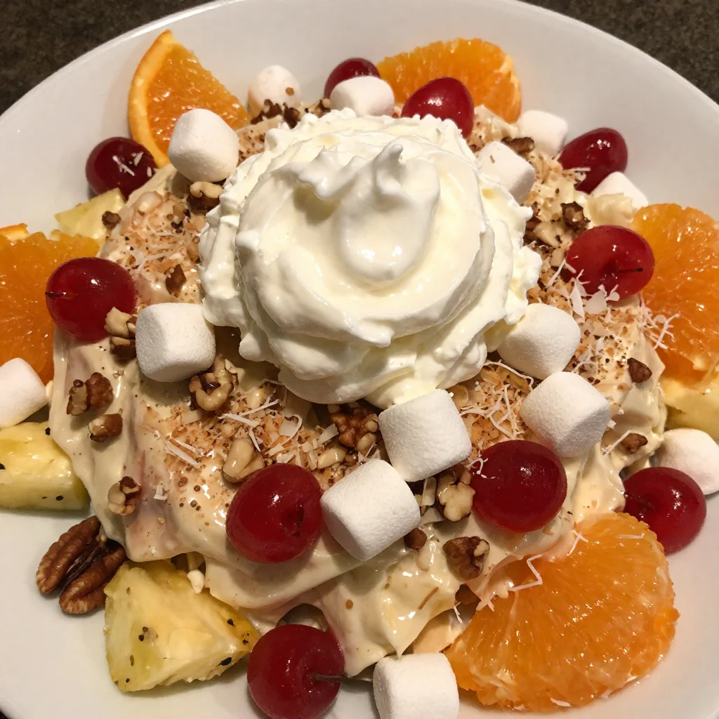 Old Fashioned Ambrosia Salad With Cool Whip