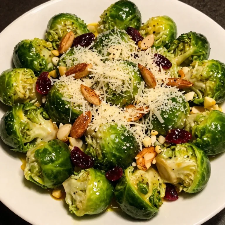 Parmesan Brussels Sprouts Salad