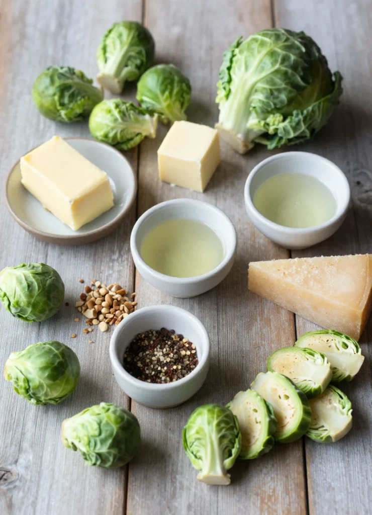 Parmesan Brussels Sprouts Salad