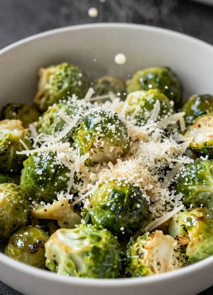 Parmesan Brussels Sprouts Salad