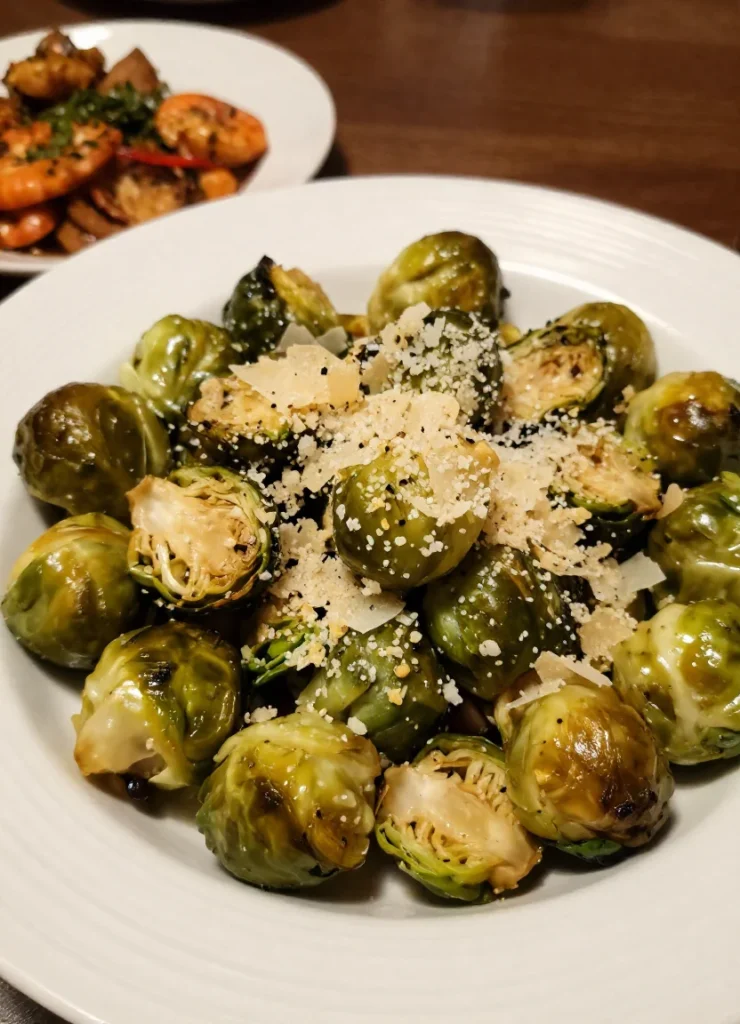 Parmesan Brussels Sprouts Salad