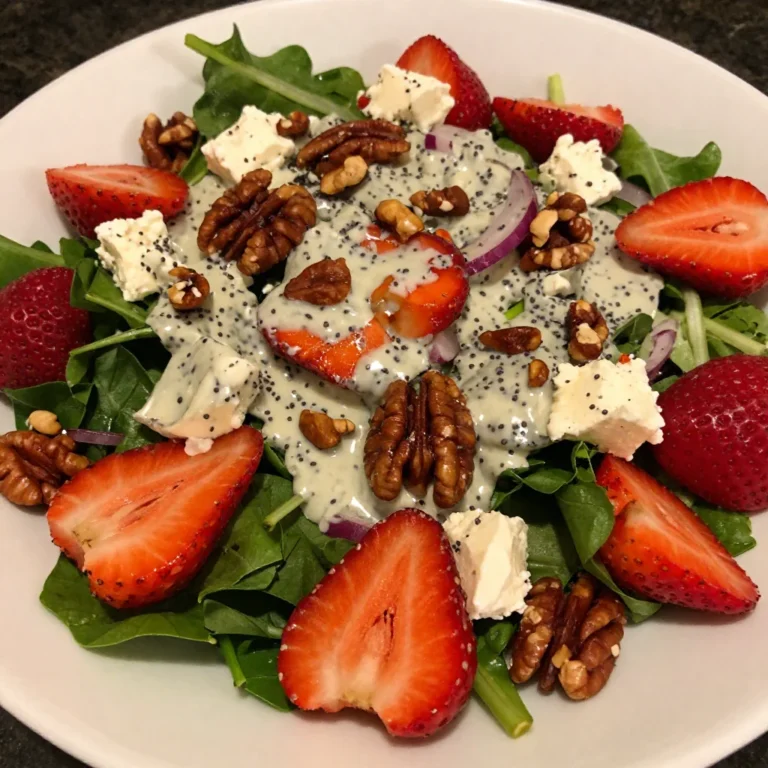 Strawberry Salad With Poppyseed Dressing