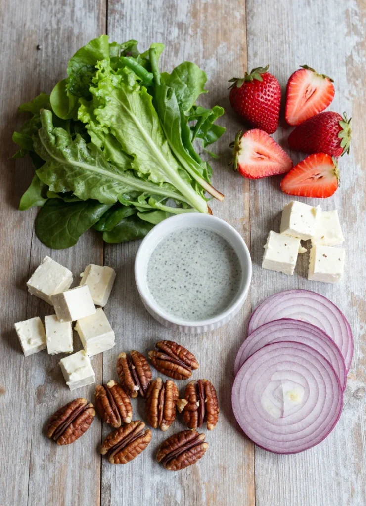 Strawberry Salad With Poppyseed Dressing