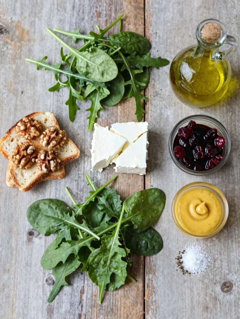 Arugula and Spinach Salad