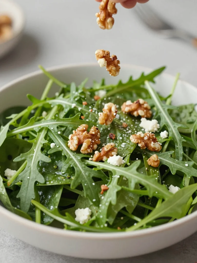 Arugula and Spinach Salad