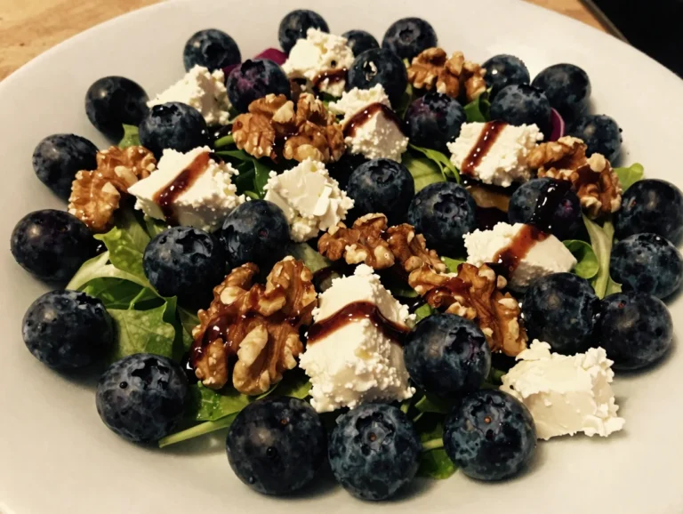 Blueberry Goat Cheese Salad