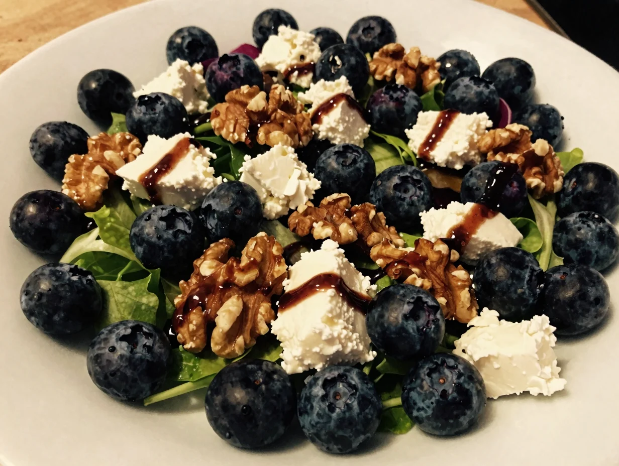 Blueberry Goat Cheese Salad