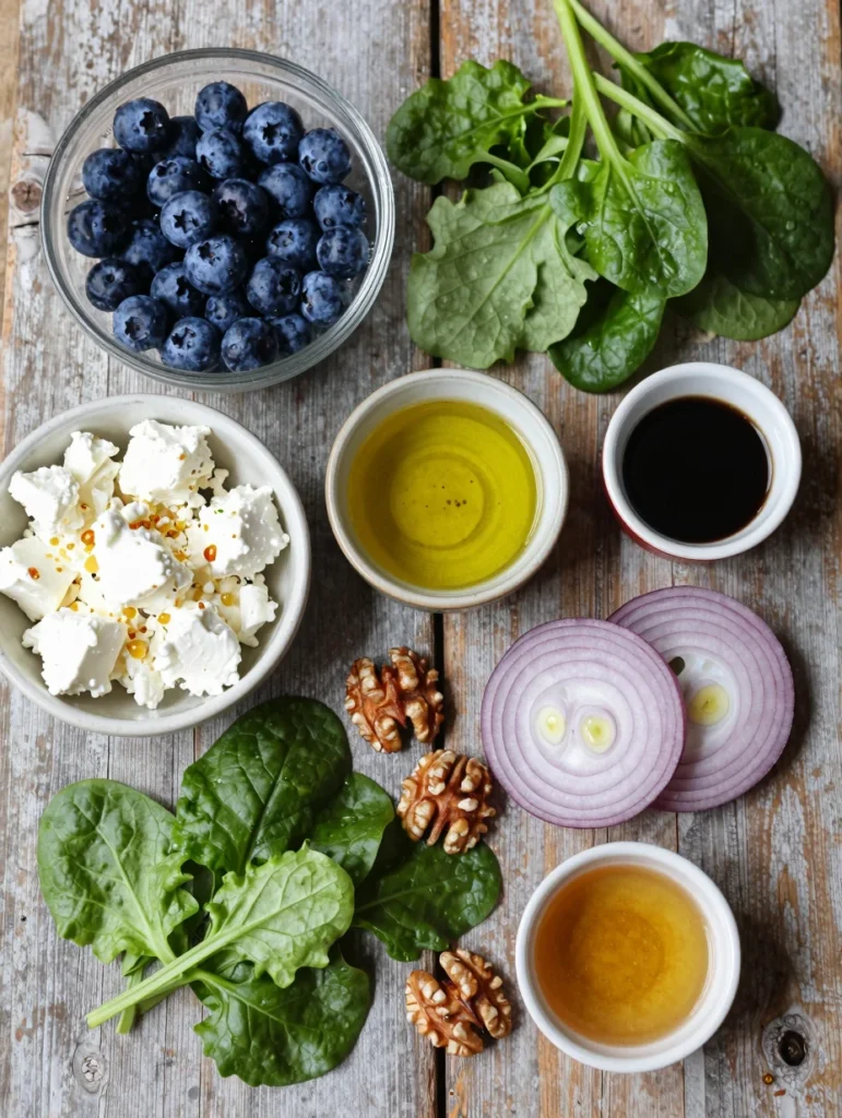 Blueberry Goat Cheese Salad