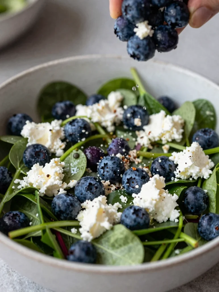 Blueberry Goat Cheese Salad