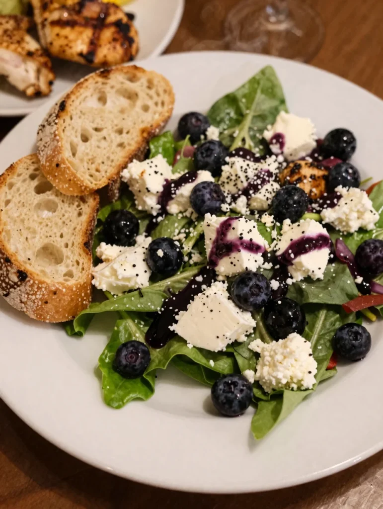 Blueberry Goat Cheese Salad
