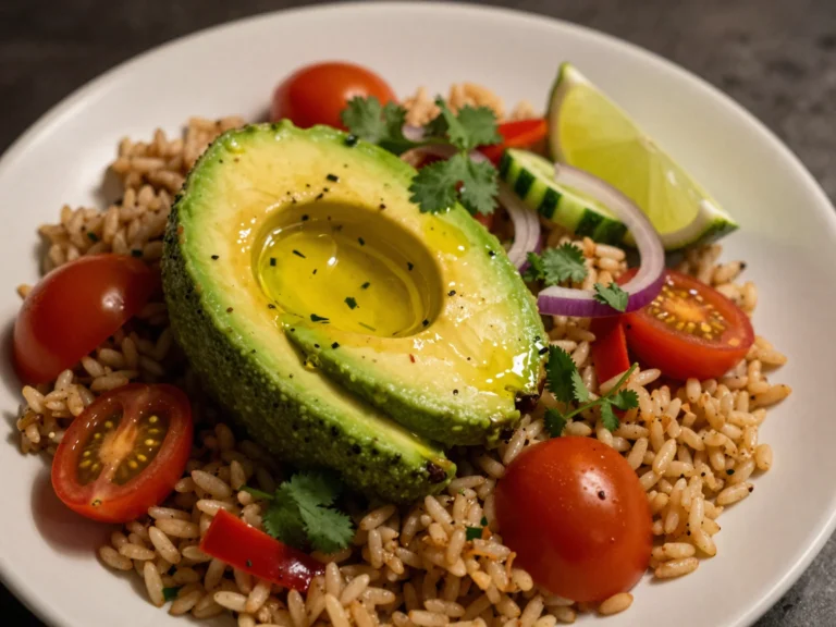 Brown Rice Salad with Avocado