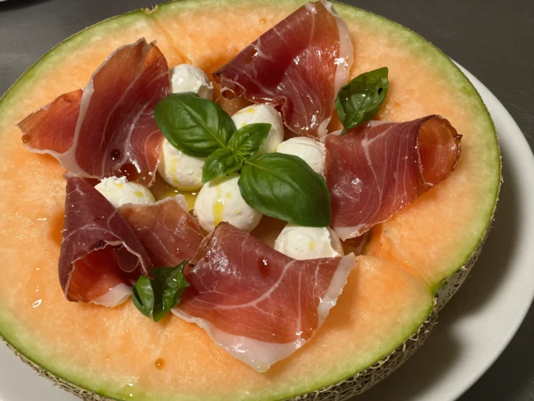 Cantaloupe Prosciutto Salad