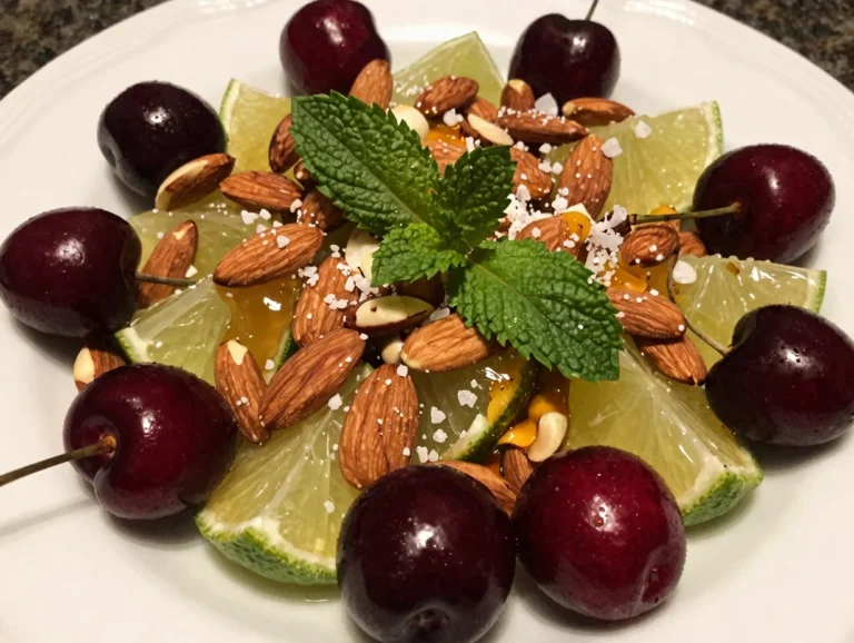 Cherry and Almond Fruit Salad