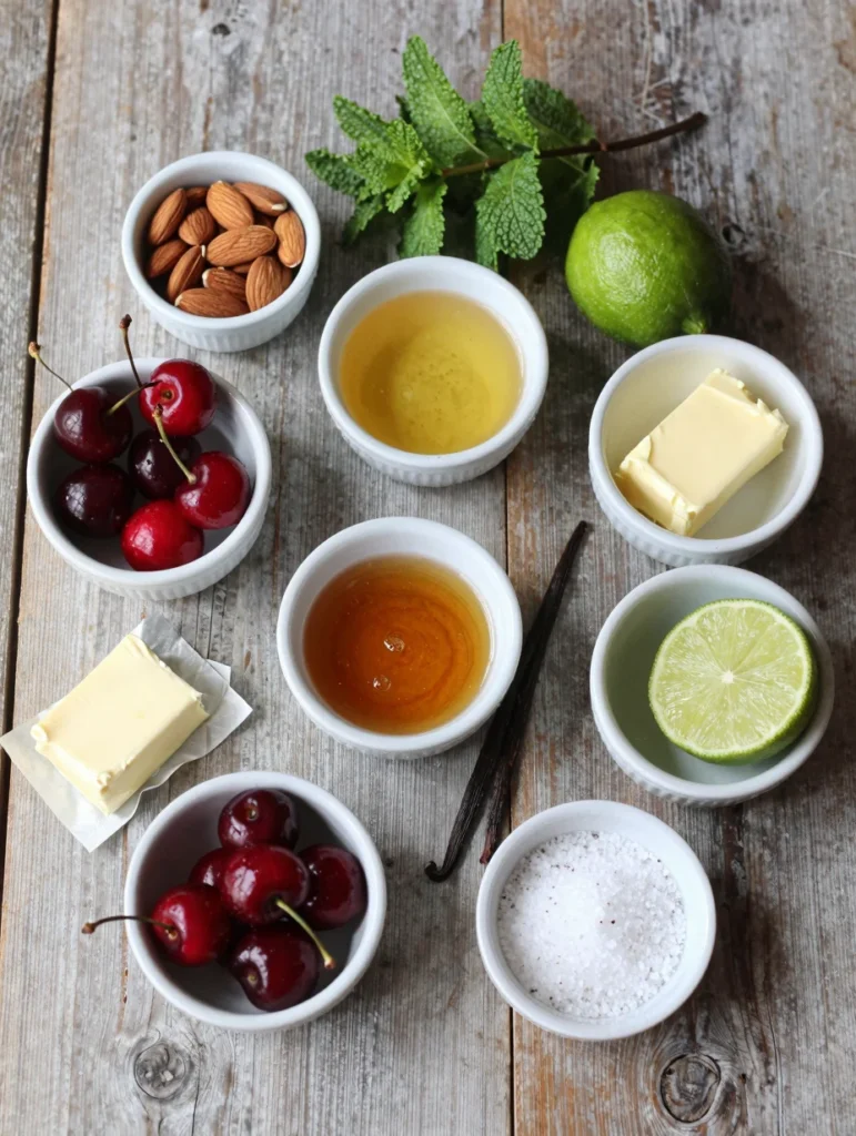 Cherry and Almond Fruit Salad