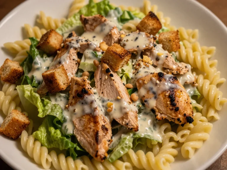 Chicken Caesar Pasta Salad