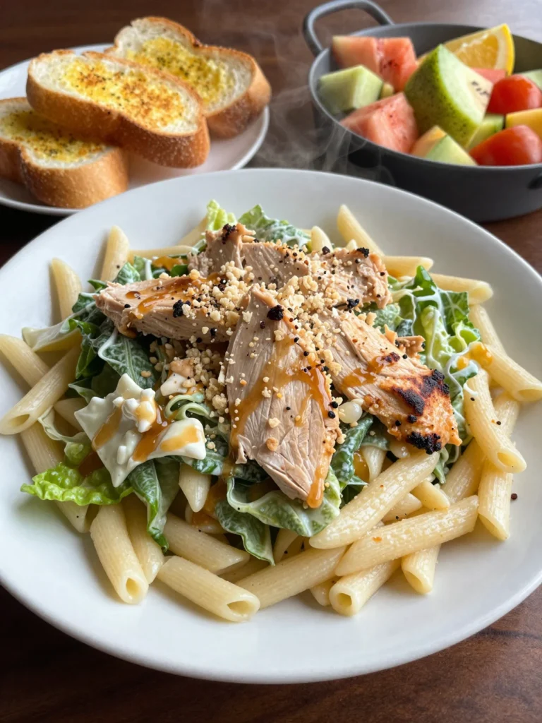 Chicken Caesar Pasta Salad