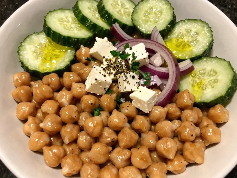 Chickpea and Cucumber Bowl