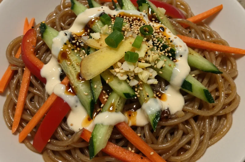 Cold Sesame Noodle Salad