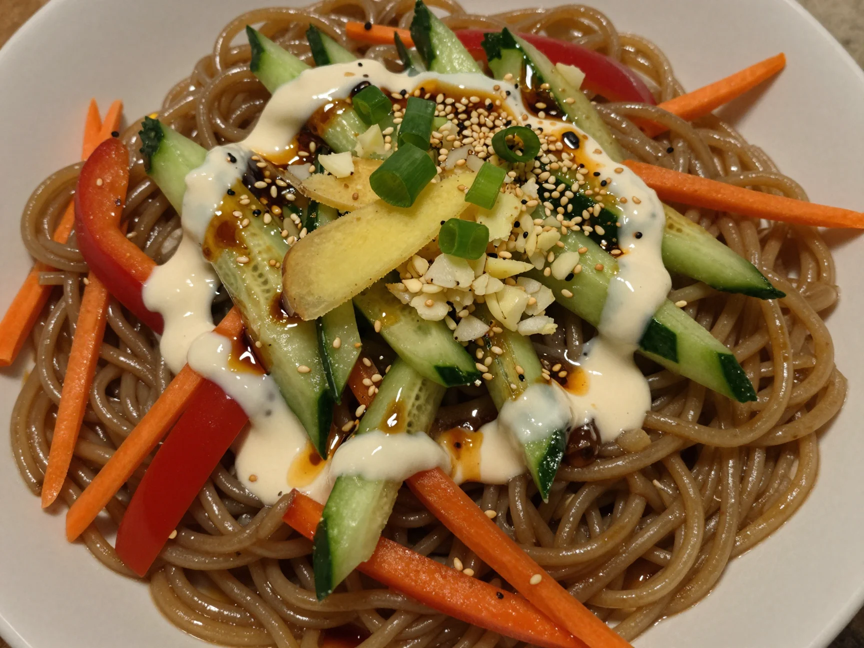 Cold Sesame Noodle Salad