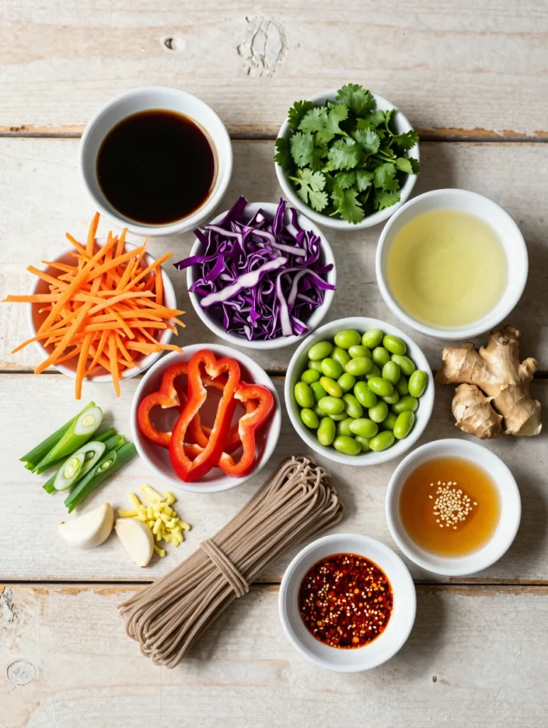 Cold Soba Noodle Salad