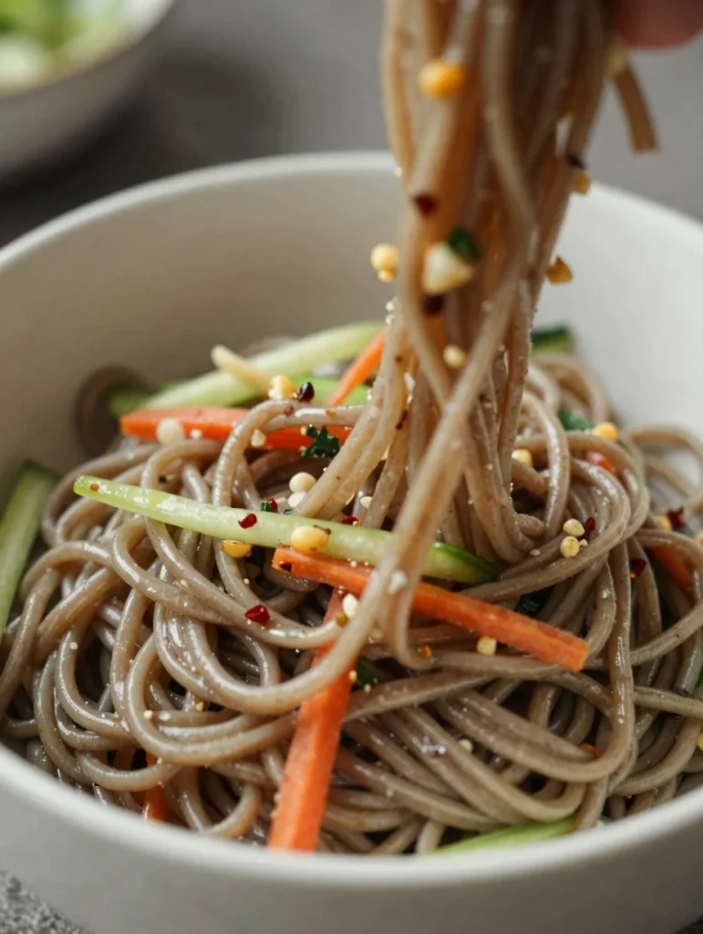 Cold Soba Noodle Salad