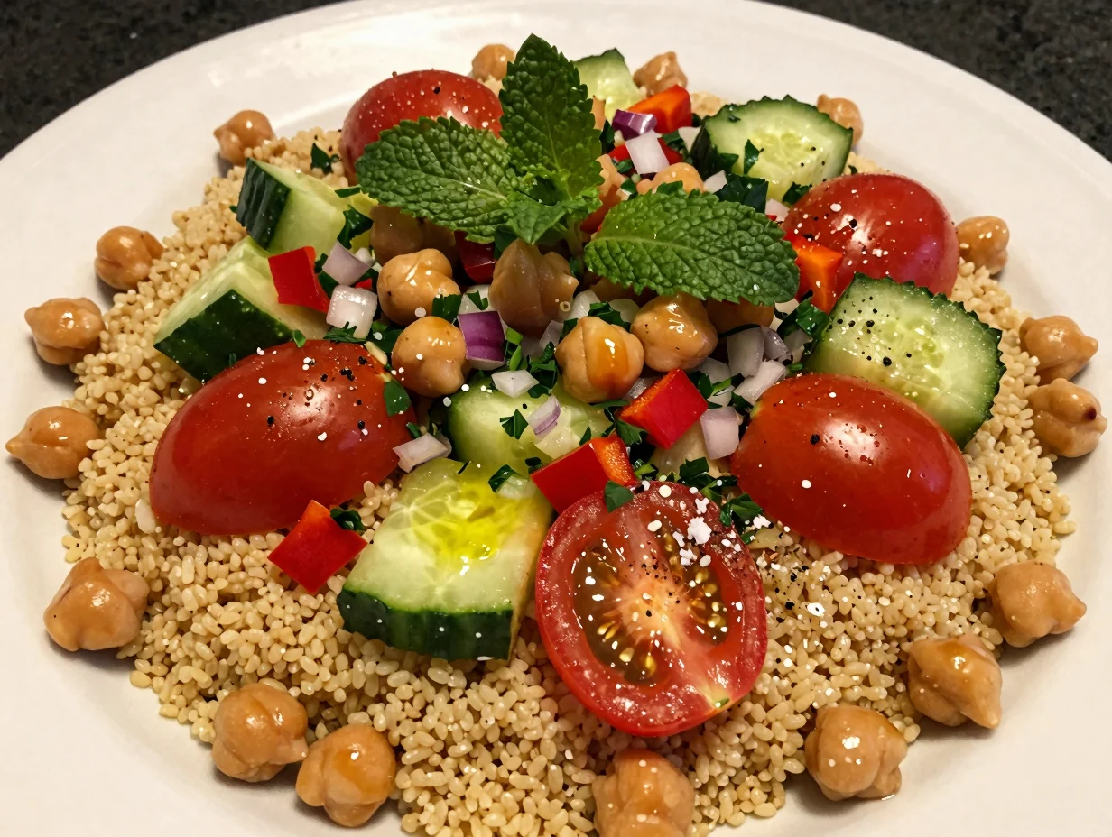Couscous and Chickpea Salad