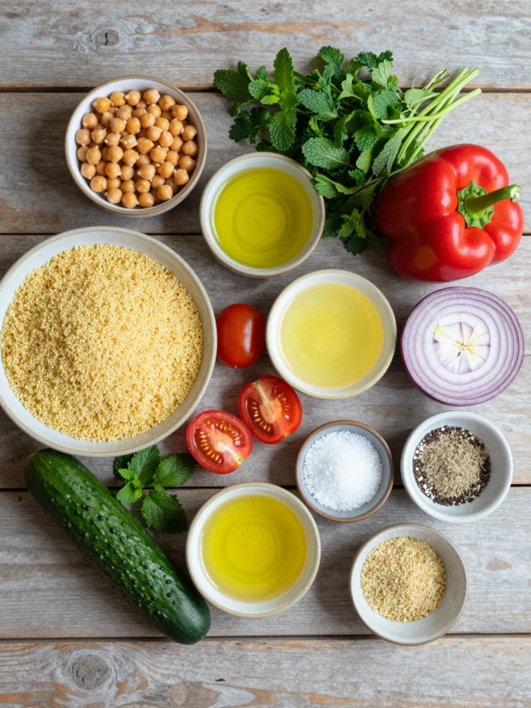 Couscous and Chickpea Salad