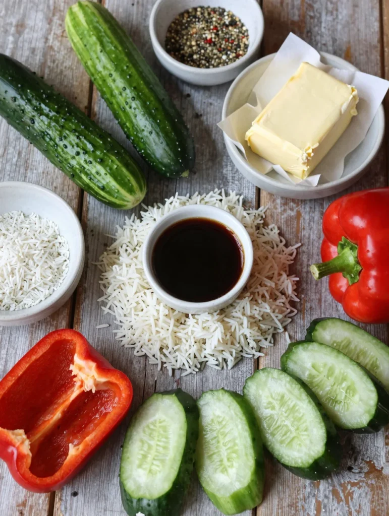 Crispy Rice Salad with Soy Dressing