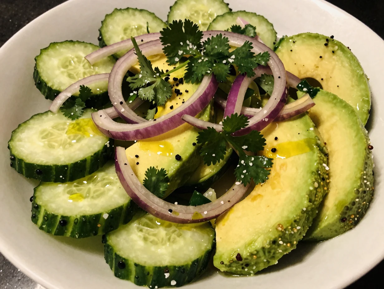Cucumber Avocado Salad