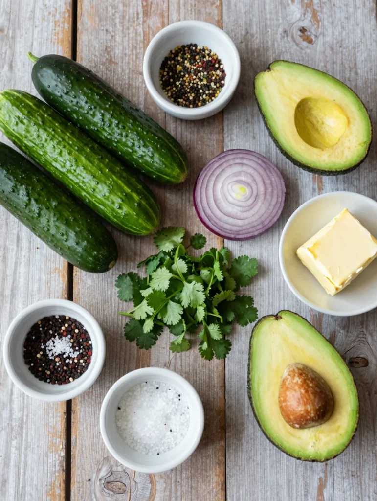Cucumber Avocado Salad