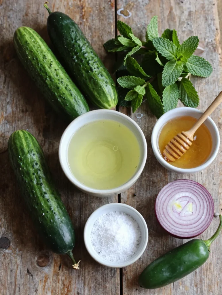 Cucumber Mint Agua Fresca Salad