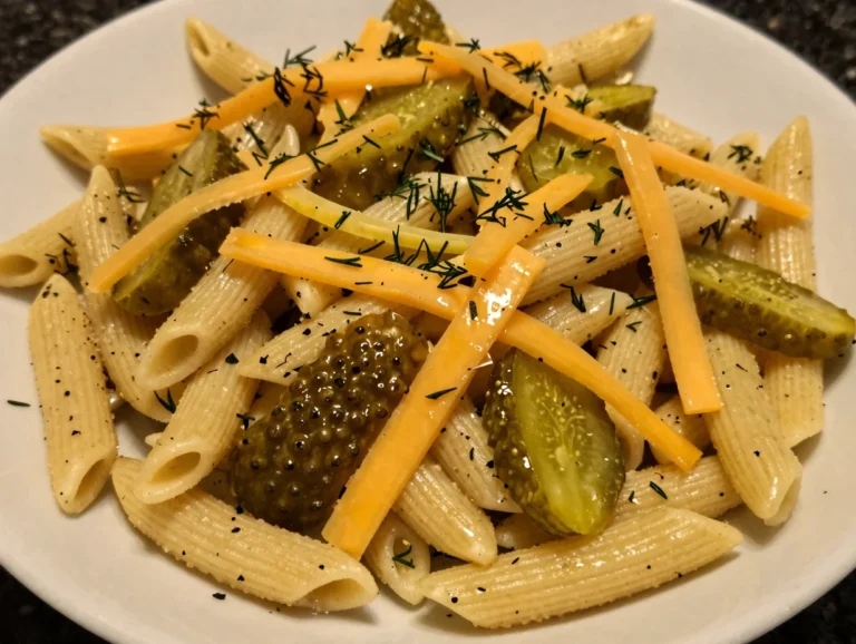 Dill Pickle Pasta Salad
