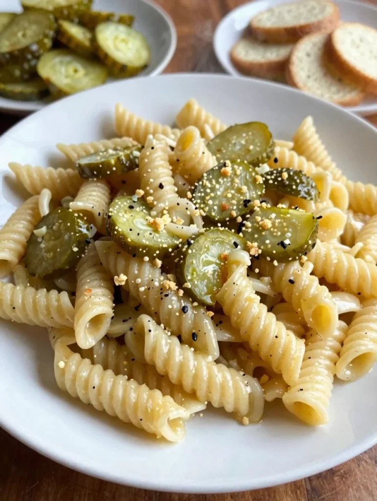 Dill Pickle Pasta Salad