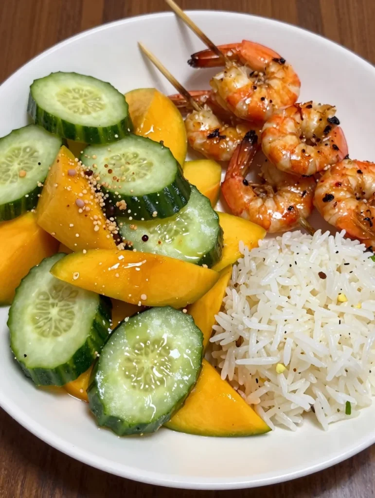 Fresh Mango Cucumber Salad