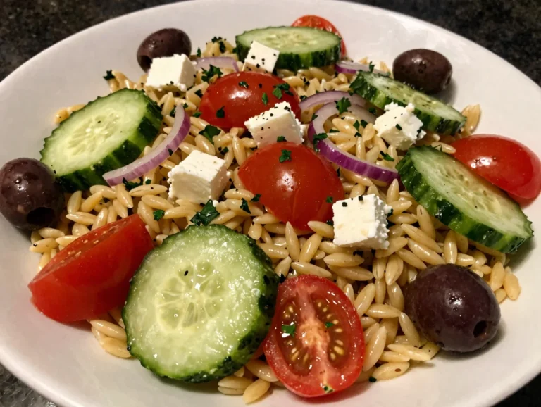 Greek Orzo Pasta Salad