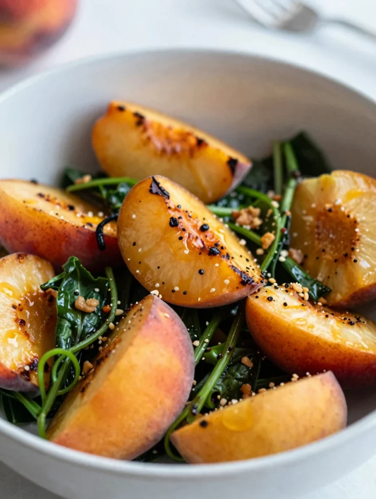 Grilled Peach Summer Salad